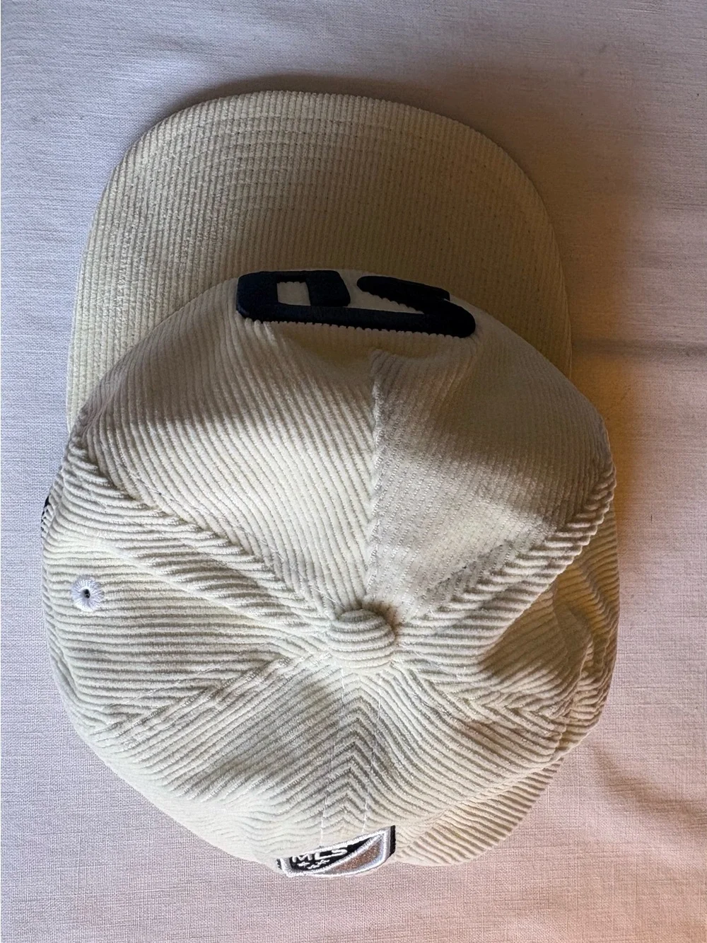 New Era MLS Youth San Diego FC Cream Corduroy Baseball SnapBack Hat Cap